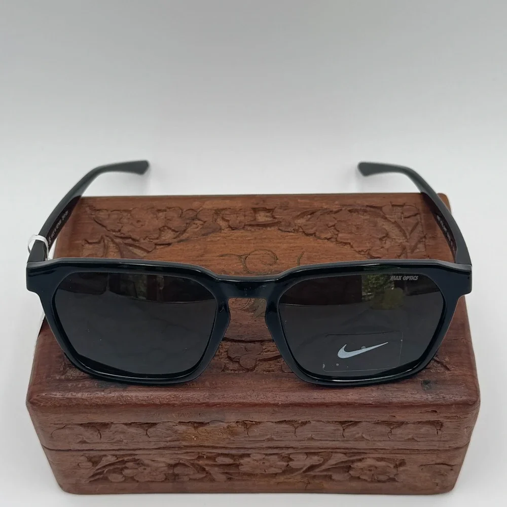 Nike Vital Shift Sunglasses Black Green UV Sport NWT